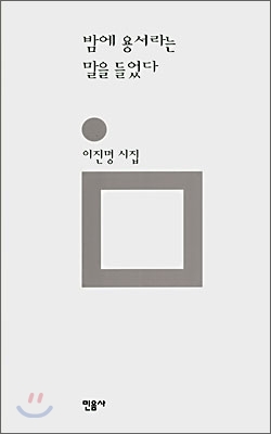 밤에 용서라는 말을 들었다 : 이진명 시집 표지이미지