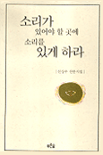 소리가 있어야 할 곳에 소리를 있게 하라 표지 이미지