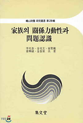 家族의 關係力動性과 問題認識 표지 이미지