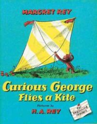 Curious George flies a kite