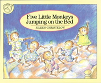 Five little monkeys  : jumping on the bed