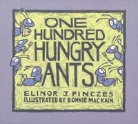 One hundred hungry ants