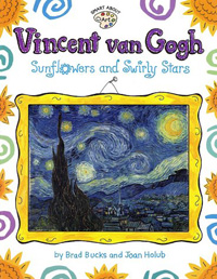 Vicent van Gogh sunflowers and swirly stars