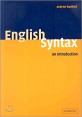 English Syntax: An Introduction (Abridged)