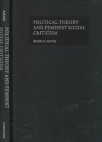 Political theory and feminist social criticism