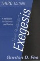 New Testament exegesis  : a handbook for students and pastors