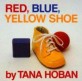 Red, blue, yellow shoe