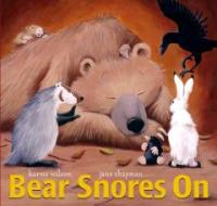 Bear snores on