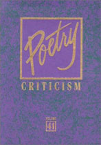 Poetry Criticism. 41 / edited by Lawrence J Trudeau