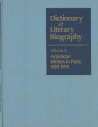 Dictionary of literary biography. 4 / edited by Robert Beum