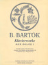 B.Bartok Klavierwerke 1 - 3 = 바르톡 피아노곡집 1 - 3