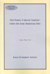 Micro-dynamics of industrial competition evidence from Korean manufacturing plants