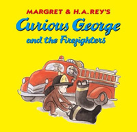 Curious George and the Firefighters 표지 이미지