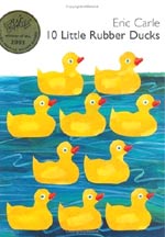 10 little rubber ducks