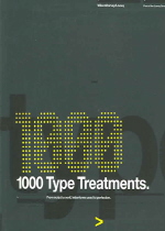 1000 type treatments  : from script to serif, letterforms used to perfection / by WilsonHa...