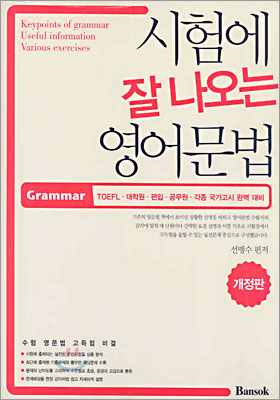 시험에 잘 나오는 <span class="sponge-point-color">영어문법</span>