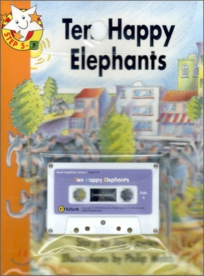Ten happy elephants