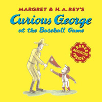 Curious George at the baseball game