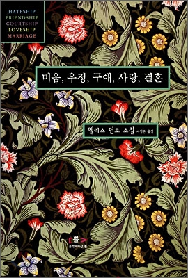 미움, 우정, 구애, 사랑, 결혼 : 앨리스 먼로 소설 표지 이미지