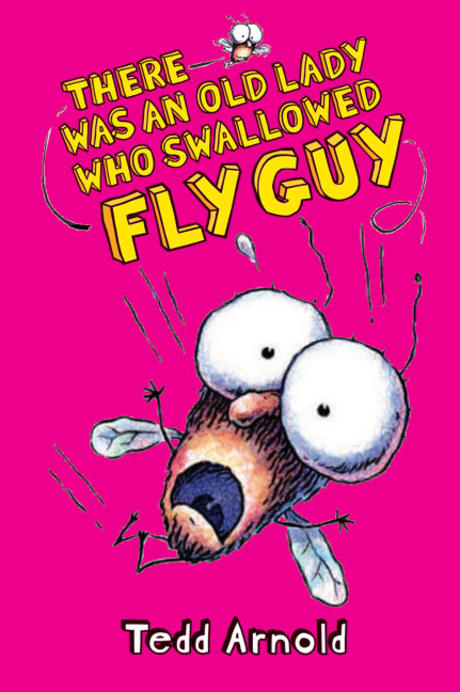 There was an old lady who swallowed Fly guy! 