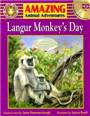 Langur monkey's day