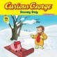 Curious George snowy day 표지 이미지