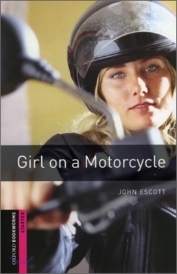 Girl on a mortorcycle