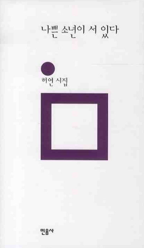 나쁜 소년이 서 있다 : 허연 시집