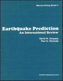 Earthquake prediction : an international review