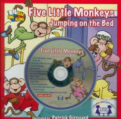 Five little monkeys jumping on the bed 표지 이미지