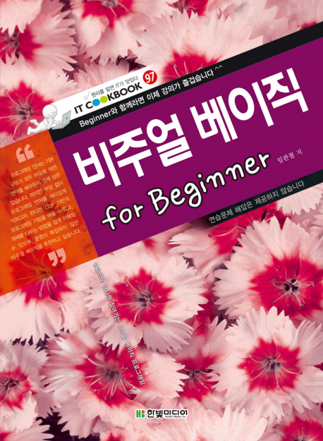 비주얼 베이직 for beginner 표지 이미지