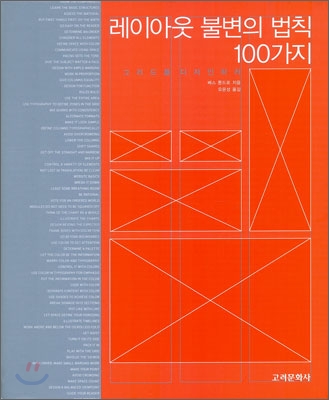 레이아웃 불변의 법칙 100가지 : 그리드를 디자인하라 표지 이미지