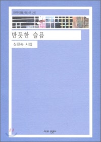 반듯한 슬픔 (저자: 심진숙) 책 표지