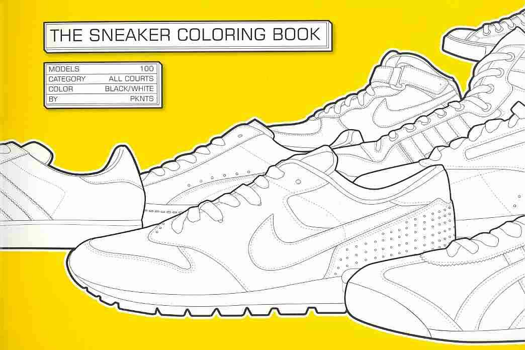 The sneaker coloring book