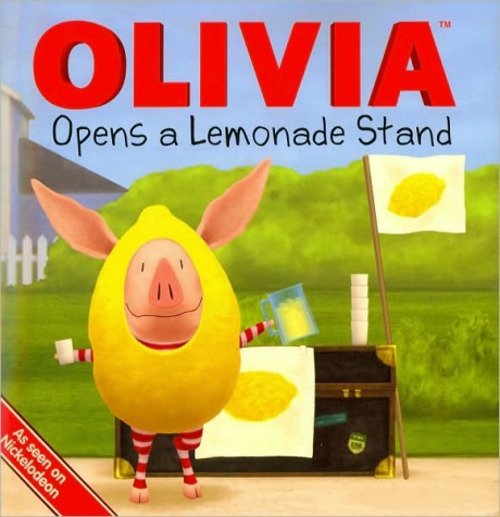Olivia opens a lemonade stand 표지