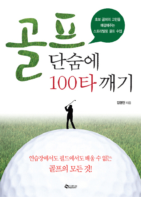 골프 단숨에 100타 깨기 : 초보 골퍼를 위한 스토리텔링 실전 가이드 표지 이미지
