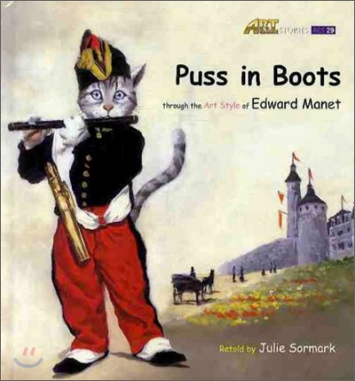 Puss in Bootsthrough the art style of Edward Manet