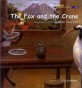 (The)Fox and the Cranethrough the art style of Gustav Courbet