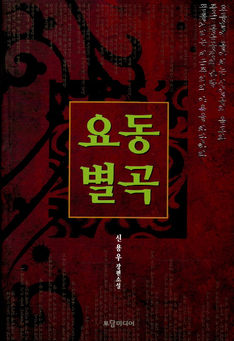 요동별곡  : 신용우 장편소설