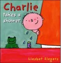 Charlie takes a shower