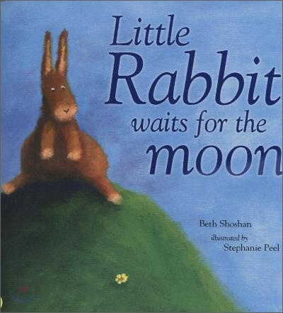 Little rabbit waits for the moon