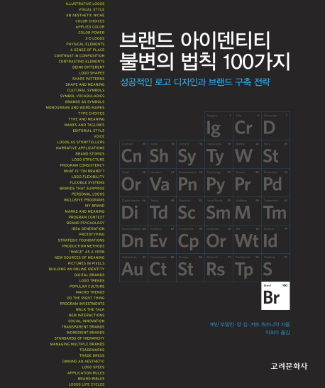 브랜드 아이덴티티 불변의 법칙 100가지 :성공적인 로고 디자인과 브랜드 구축 전략 