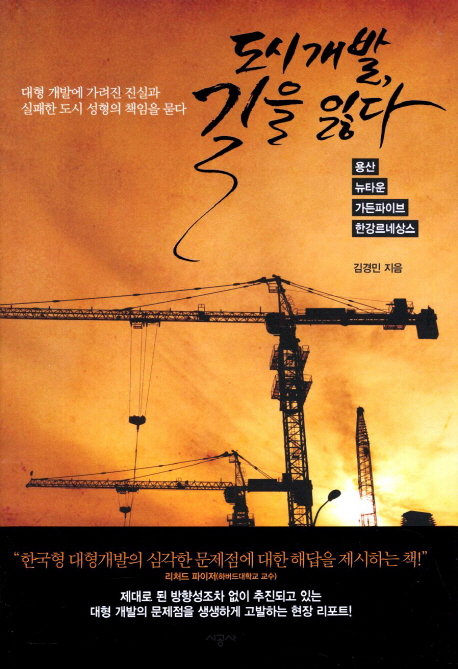 도시개발, 길을 잃다 : 용산 뉴타운 가든파이브 한강르네상스 표지 이미지