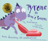 Tyronethecleanosaurus:withdazzling3DanimationusingAugmentedRealitytechnology