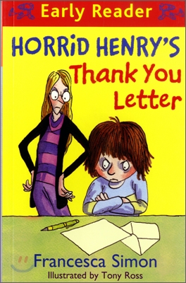 Horrid Henrys thank you letter