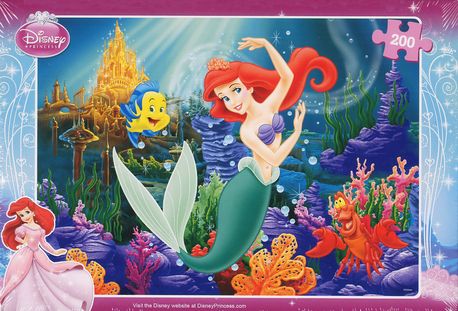 Disney Princess 인어공주 (인어공주, 200 Pieces, D 200-1)