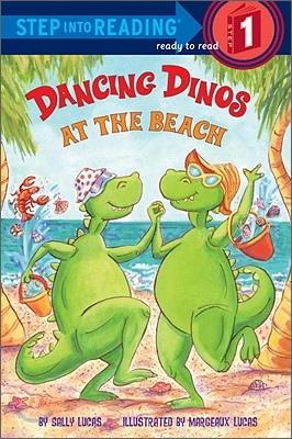 Dancing dinos at the beach