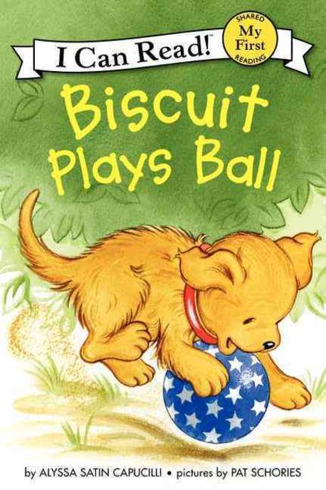 Biscuit plays ball