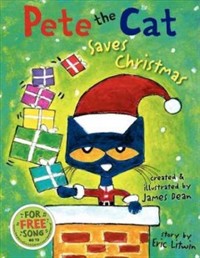 Pete the Cat Saves Christmas 표지 이미지