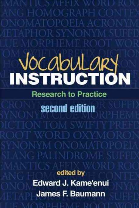 Vocabulary instruction  : research to practice